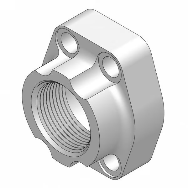 Hydraulic Fitting-Flange24FP-24FL C61 COMP. FLG PAD, Tompkins, Mfr#: WC43-24-24